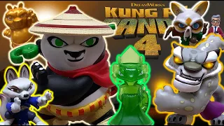 Kung Fu Panda 4  - PACK de 6 Figuras de Colección | HeadStart (2024) | TOY SHOTS Dreamworks