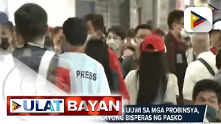 Mga pasahero sa PITX na uuwi sa mga probinsya, dagsa na ngayong bisperas ng Pasko