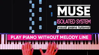 Muse - Isolated System, World War Z Soundtrack (Visual Piano Tutorial)