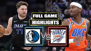 Oklahoma City Thunder vs Dallas Mavericks FULL GAME HIGHLIGHTS | March 14 | 2024 NBA Season