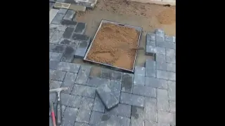 charcoal block paving