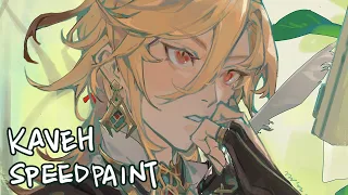 genshin impact - kaveh speedpaint