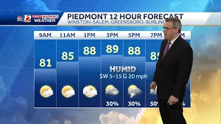 WATCH: Steamy Thursday, Stormy Friday