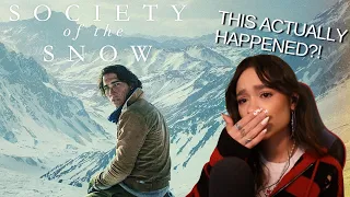 SOCIETY OF THE SNOW (2023) MOVIE REACTION - THIS IS A TRUE STORY?? - First Time Watching