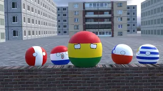 Escapando de Latinoamerica - Countryballs 3D
