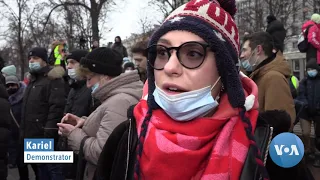 In Russia, Hundreds Behind Bars Following Pro-Navalny Protests