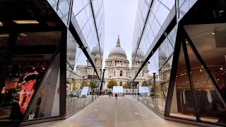 LONDON'S EERIE STREETS and STYLIST SHOPPING MALL | One New Change to St Paul's Cathedral London Walk