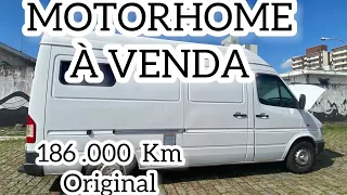 SPRINTER MOTORHOME 2001 A VENDA COM PREÇO, 186.000 Km ORIGINAIS, MONTAGEM 2021, NÃO PAGA MAIS IPVA.