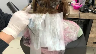 Bakır saçtan Ombreye geçiş/ombre after copper hair @TulayAkyol69