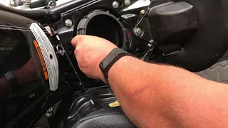 Harley V ROD VRSCD , Benzin Pumpe getauscht , ging nach Vollgas öfter aus bzw Motor Bremse Video 1