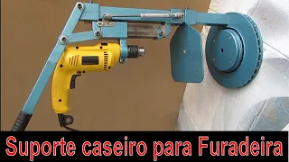 Suporte caseiro para Furadeira, Base para Taladro de Banco, Homemade Drill press