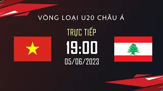 🔴FULL HD:  U20 Lebanon - U20 Việt Nam | Vòng loại 2 giải U20 nữ châu Á 2024