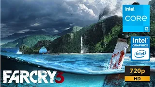 Far Cry 3 Gameplay and FPS Test on Intel Core i3 -1115G4 with UHD Graphics (1GB) / 8GB RAM