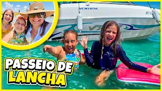 Passeio divertido de lancha em Carneiros com Maria Clara e Jessica - Clau Santana e MC Divertida