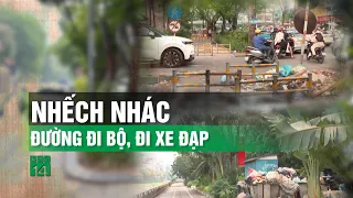 Đường dành cho người đi bộ, đi xe đạp thành nơi tập kết rác| VTC14