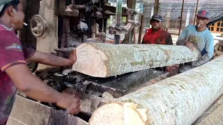 ketrampilan operator mengolah kayu sengon menjadi bahan pallet