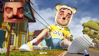 Hello Neighbor - My New Neighbor Big Aaron Tiger History Gameplay Walkthrough