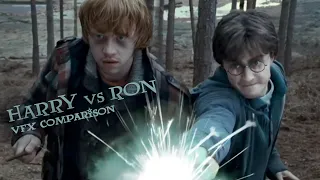 Harry Potter vs Ron Weasley fight (DELETED SCENE) - VFX comparison - Harry Potter Revisited