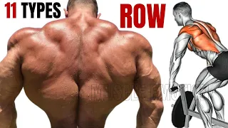 11 types of BACK ROW exercises at gym