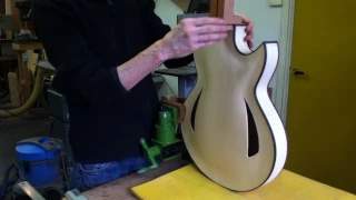 Archtop guitar making course (10): The dovetail joint