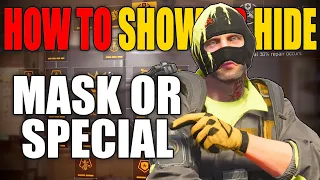 HOW TO SHOW OR HIDE YOUR MASK AND SPECIALIZATION IN THE DIVISION 2!