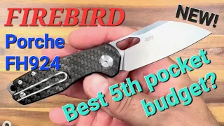 Ganzo/Firebird FH924 The Porshe of little budget 5th pocket knives! Unboxing and initial review