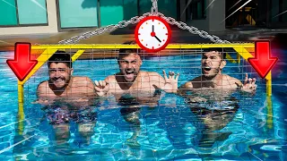 A CADA 1 MINUTO A JAULA DA PISCINA DESCE!!