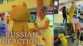 Teddy prank on Russian ☺️epic reaction Russian girl ☺️🤣||GWALIOR TEDDY||