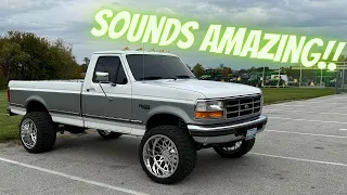OBS Powerstroke gets a 5" exhaust UPGRADE!