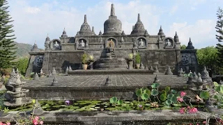 Inside Brahma Vihara Arama Buddhist Monastery,  bali, indonesia