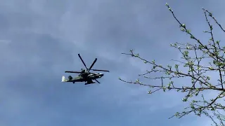 СВО Песчанка пролет вертолетов