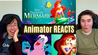 REACTING to *The Little Mermaid* URSULA IS INCREDIBLE!! (First Time Watching) Animator Reacts