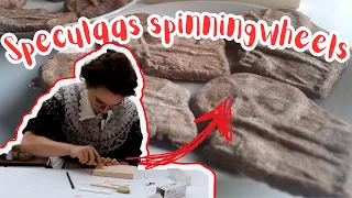 Making Speculaas Spinningwheels with a Handcarved Cookiemold for the Gingerbread Challenge