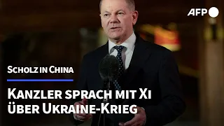 Ukraine-Krieg: Scholz sieht "Fortschritt" nach Gespräch mit Xi | AFP