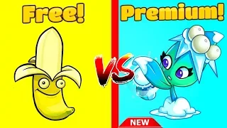 Plants vs Zombies 2 Free vs Premium -Banana Launcher vs Missile Toe