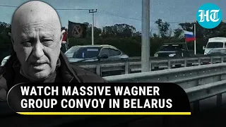 Prigozhin 'Spotted': Biggest Russian Wagner Convoy In Europe's Backyard | Belarus To Enter War?