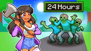 24 HOURS in a Zombie APOCALYPSE In Roblox!