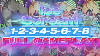 Ice Scream 1-2-3-4-5-6-7-8 FULL GAMEPLAY + CUTSCENES!