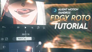 TUTORIAL XANDROS ADVANCE EDGY ROTO | Alight motion 📱