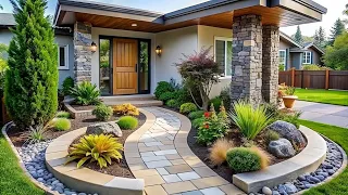 150 AMAZING FRONT YARD GARDEN Landscaping Ideas 2024 Backyard Patio Design House Exterior Design