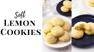 Soft Lemon Cookies- Melt in your mouth lemon cookies | Lemon Cookies Recipe |Summer Dessert |Cookies