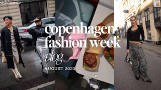 Copenhagen Fashion Week Summer 2023 VLOG streetstyle, fashion shows & food