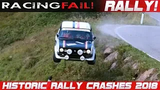 Historic Legend Rally Cars Crash Compilation 2018