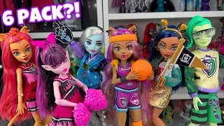 Monster High Ghoul Spirit 6-Pack Doll review!! (Frankie, draculaura, clawdeen, toralei, deuce, Cleo)