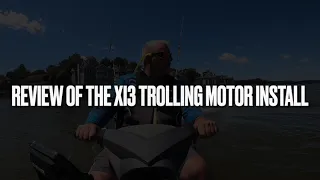 Seadoo DIY fish pro trophy build gps trolling motor install test