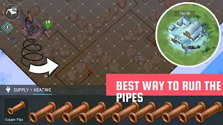 Best Way to Run the Pipes to 6 Houses To Heat all the Nomad's Houses | Last Day On Earth Survival