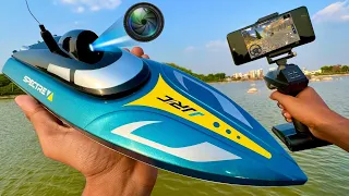 Fastest RC Boat With Wifi FPV 720p HD Camera Unboxing – JJRC Boat - Chatpat toy tv