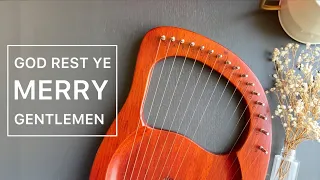 God Rest Ye Merry Gentlemen | Lyre Harp Tutorial (with notes) | Christmas Song