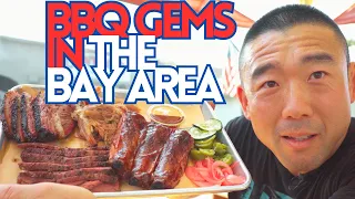 TEXAS Brisket in Bay Area!!🔥!! BBQ Hidden Gems!! Canyons BBQ!! Smokin Woods BBQ!! Tri tip!