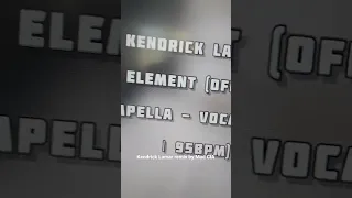 Kendrick Lamar - Element - Mad CIA remix